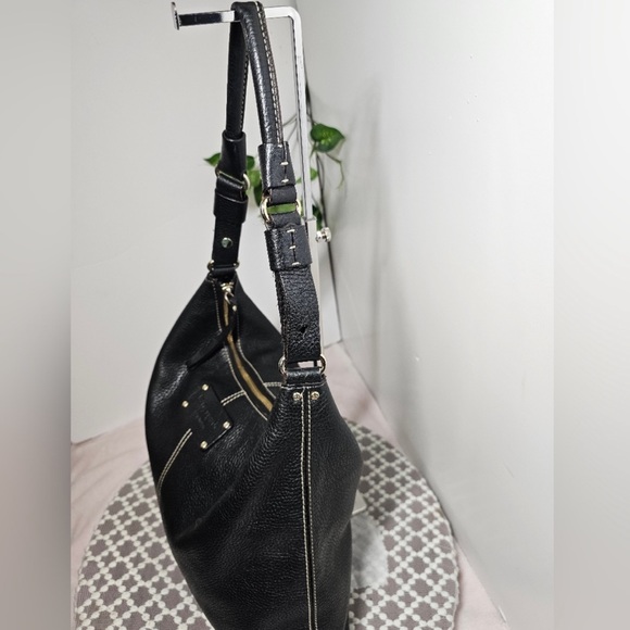 Kate Spade Pebbled Leather Black Shoulder Bag - Picture 7 of 17
